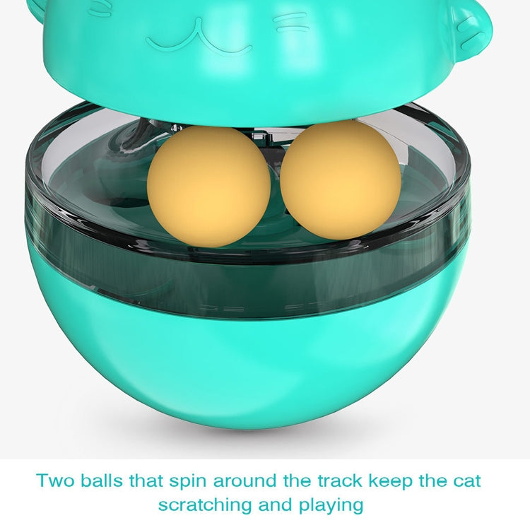 Gato de juguete para mascotas, bola de comida agitadora, vaso de juguete