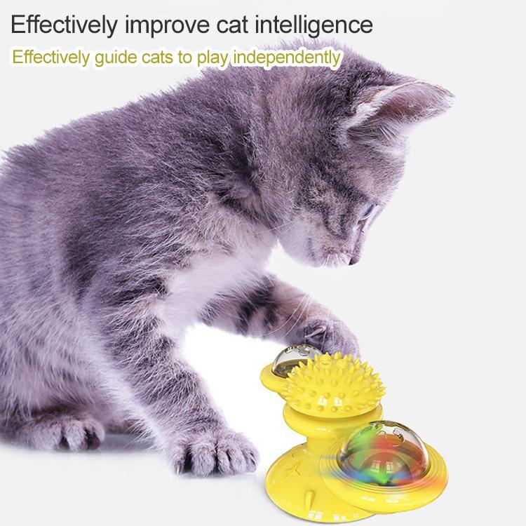 Juguete para mascotas, plato giratorio para gatos, divertido juguete para gatos, rascador
