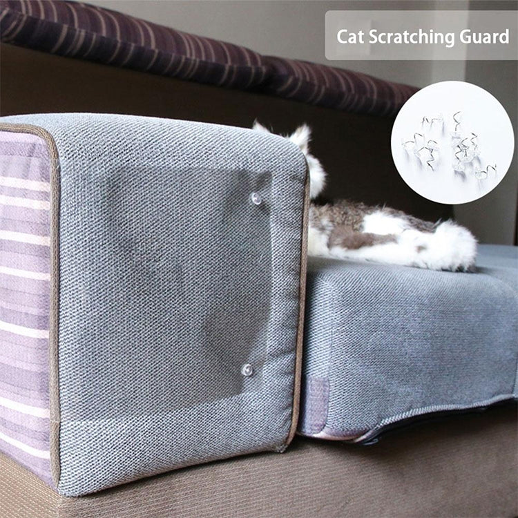 2 pegatinas antiarañazos para sofá de PVC con protección contra arañazos para gatos, tamaño: 14x39 cm, Size: 14x39cm