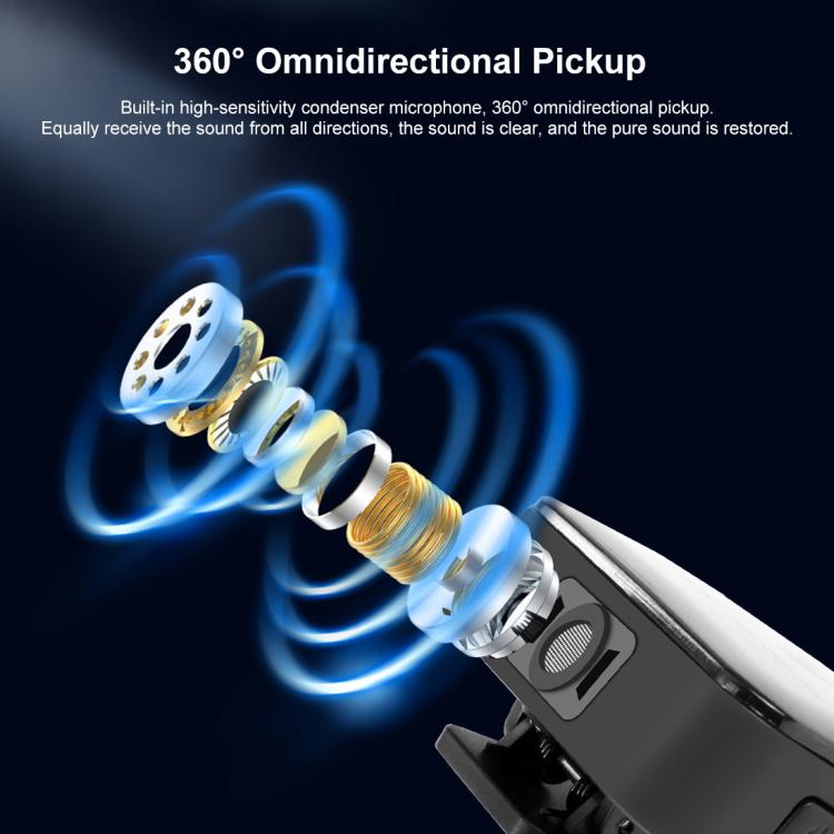 Micrófono Lavalier inalámbrico PULUZ para teléfono tipo C, receptor tipo C y micrófonos duales, Type-C 2 TX + 1 RX