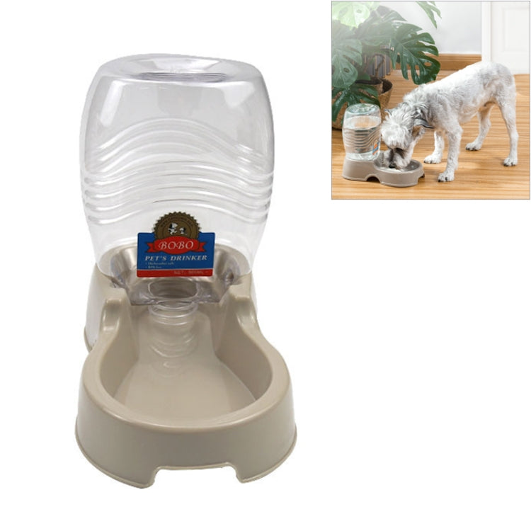 Dispensador automático de agua potable, botella desmontable con comedero para gatos y perros, entrega de colores aleatorios, Detachable Bottle with Dish Feeder