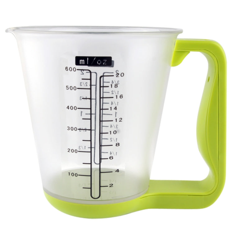 Báscula Digital con Vaso Medidor/Termómetro, Green