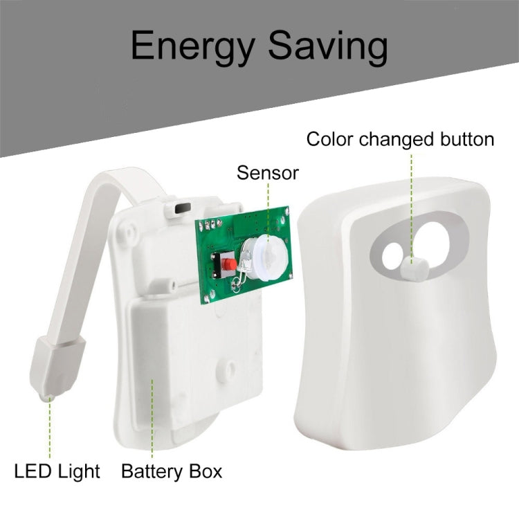 YouOKLight Luz nocturna para inodoro activada por movimiento, luz LED para inodoro, baño y baño