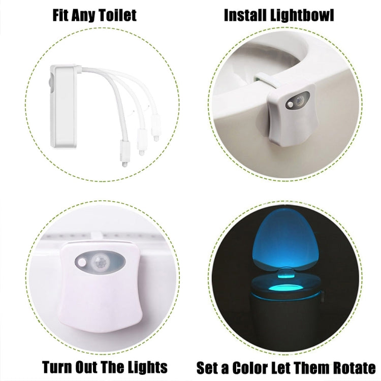 YouOKLight Luz nocturna para inodoro activada por movimiento, luz LED para inodoro, baño y baño