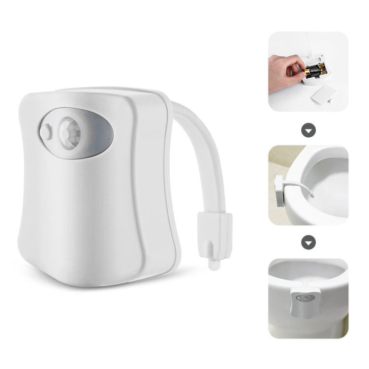YouOKLight Luz nocturna para inodoro activada por movimiento, luz LED para inodoro, baño y baño