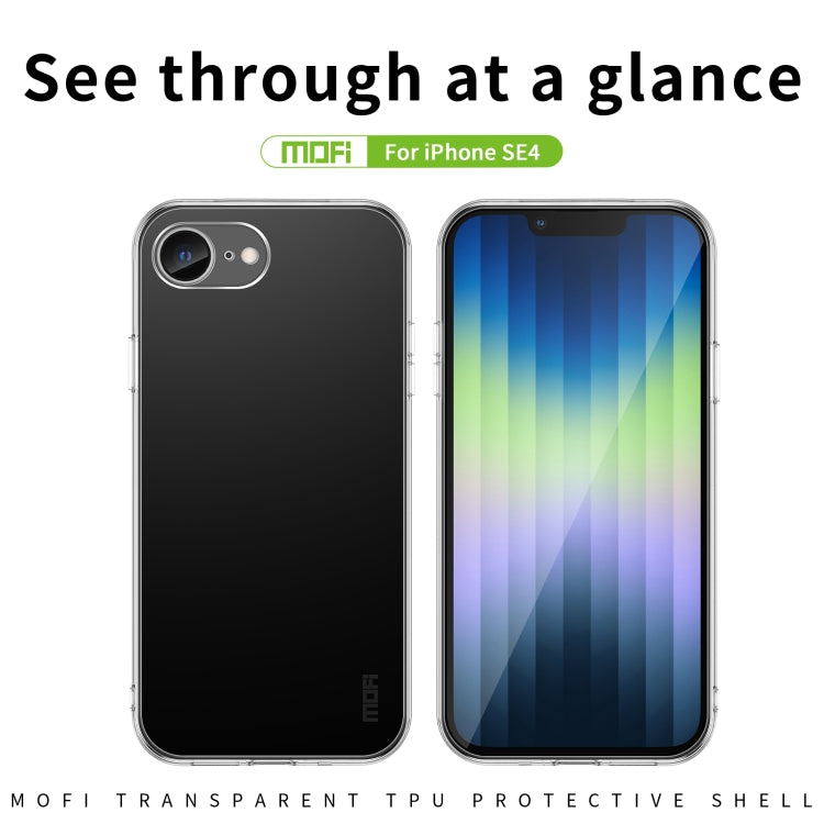 Estuche ultrafino para teléfono de TPU de la serie Ming de MOFI, For iPhone 17e / 16e, For iPhone 17 Pro Max, For iPhone 17 Pro, For iPhone 17, For iPhone Air, For iPhone 16 Pro Max, For iPhone 16 Pro, For iPhone 16 Plus, For iPhone 16                 ...