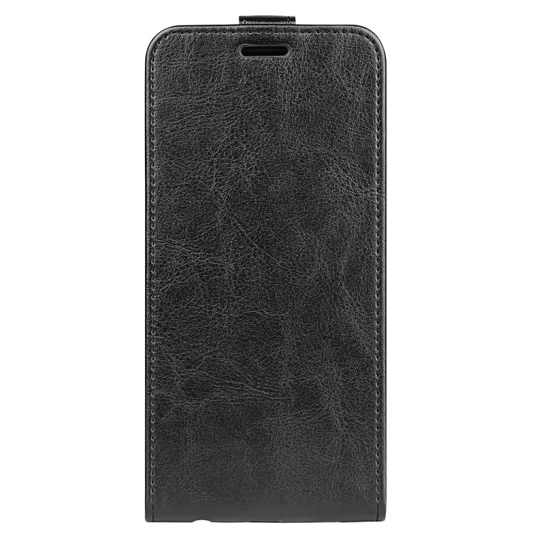 Estuche de cuero para teléfono con tapa vertical individual con textura R64, For iPhone 15