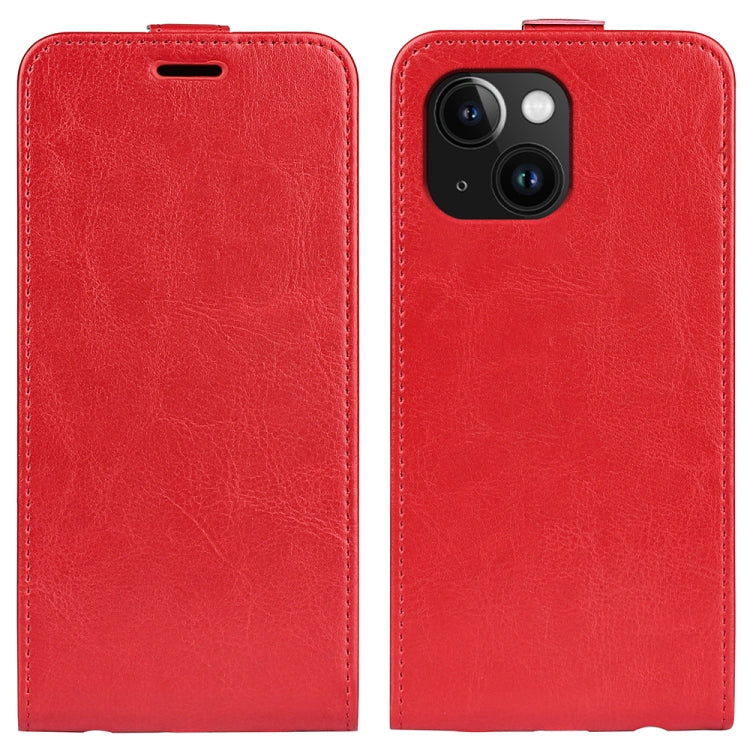Estuche de cuero para teléfono con tapa vertical individual con textura R64, For iPhone 18 Pro / 17 Pro, For iPhone 18 Pro Max / 17 Pro Max, For iPhone 17e / 16e, For iPhone 17, For iPhone Air, For iPhone 16 Pro Max, For iPhone 16 Pro, For iPhone 16 Pl...