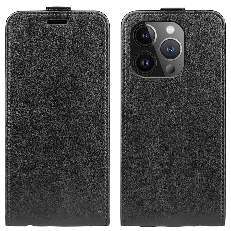 Estuche de cuero para teléfono con tapa vertical individual con textura R64, For iPhone 18 Pro / 17 Pro, For iPhone 18 Pro Max / 17 Pro Max, For iPhone 17e / 16e, For iPhone 17, For iPhone Air, For iPhone 16 Pro Max, For iPhone 16 Pro, For iPhone 16 Pl...