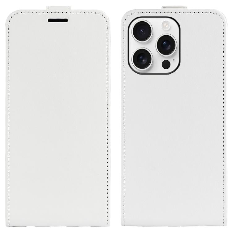 Estuche de cuero para teléfono con tapa vertical individual con textura R64, For iPhone 18 Pro / 17 Pro, For iPhone 18 Pro Max / 17 Pro Max, For iPhone 17e / 16e, For iPhone 17, For iPhone Air, For iPhone 16 Pro Max, For iPhone 16 Pro, For iPhone 16 Pl...