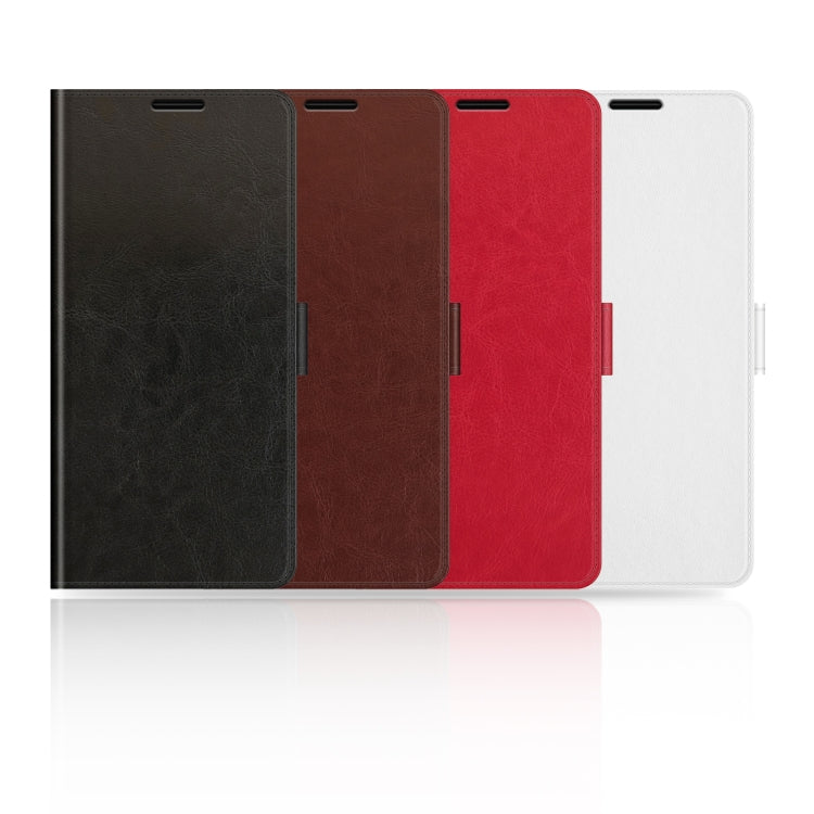 Estuche para teléfono de cuero con tapa horizontal con textura R64, For iPhone 15