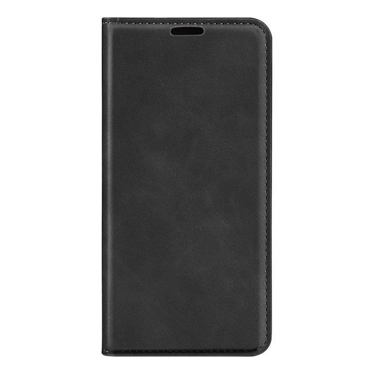 Estuche para teléfono de cuero con succión magnética de piel retro, For iPhone 15 Pro Max, For iPhone 15 Pro, For iPhone 15 Plus, For iPhone 15