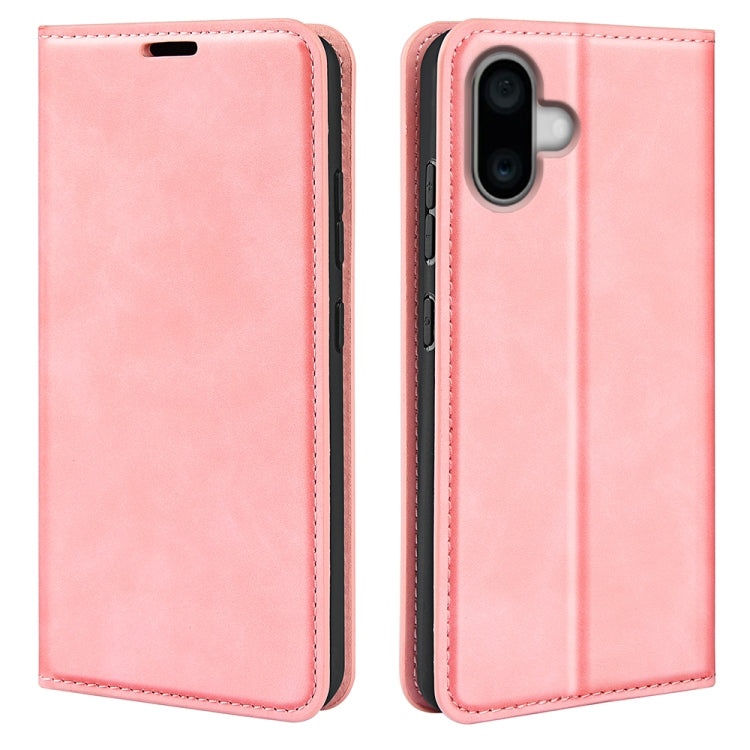 Estuche para teléfono de cuero con succión magnética de piel retro, For iPhone 18 Pro / 17 Pro, For iPhone 18 Pro Max / 17 Pro Max, For iPhone 17e / 16e, For iPhone 17, For iPhone Air, For iPhone 16 Pro Max, For iPhone 16 Pro, For iPhone 16 Plus       ...