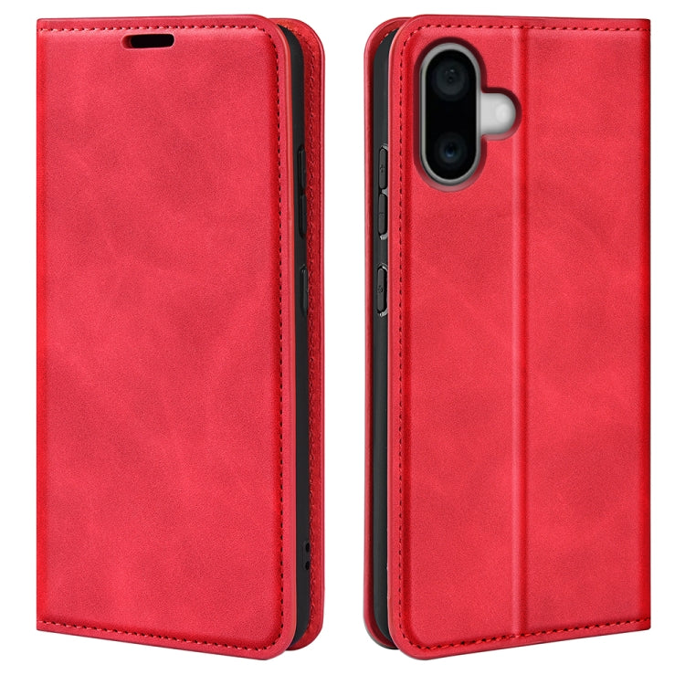 Estuche para teléfono de cuero con succión magnética de piel retro, For iPhone 18 Pro / 17 Pro, For iPhone 18 Pro Max / 17 Pro Max, For iPhone 17e / 16e, For iPhone 17, For iPhone Air, For iPhone 16 Pro Max, For iPhone 16 Pro, For iPhone 16 Plus       ...