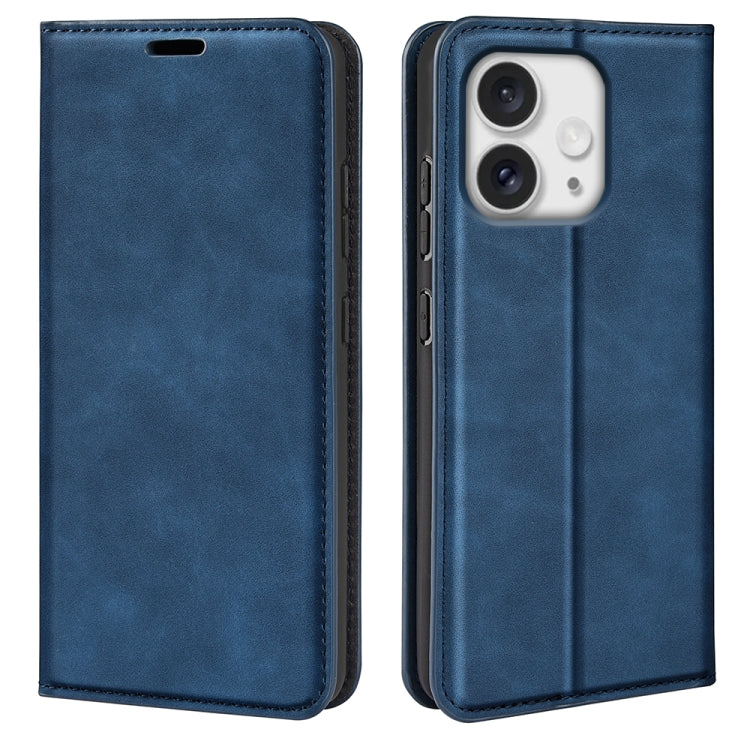 Estuche para teléfono de cuero con succión magnética de piel retro, For iPhone 18 Pro / 17 Pro, For iPhone 18 Pro Max / 17 Pro Max, For iPhone 17e / 16e, For iPhone 17, For iPhone Air, For iPhone 16 Pro Max, For iPhone 16 Pro, For iPhone 16 Plus       ...