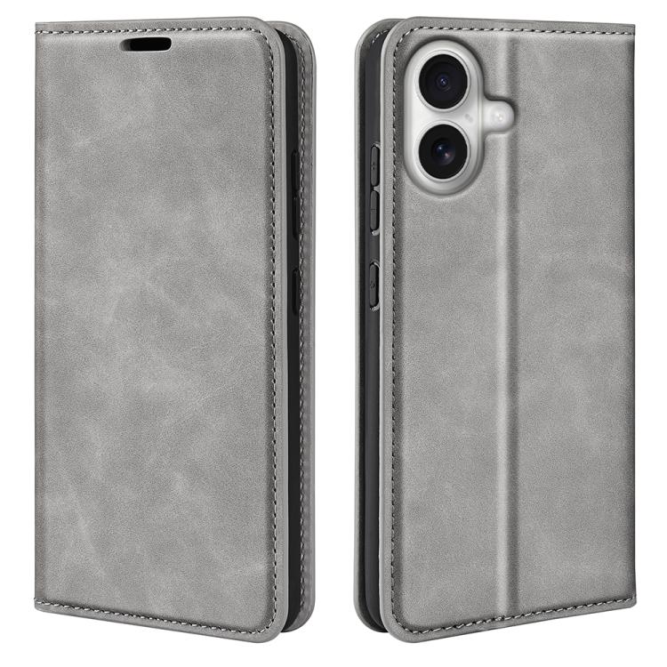 Estuche para teléfono de cuero con succión magnética de piel retro, For iPhone 18 Pro / 17 Pro, For iPhone 18 Pro Max / 17 Pro Max, For iPhone 17e / 16e, For iPhone 17, For iPhone Air, For iPhone 16 Pro Max, For iPhone 16 Pro, For iPhone 16 Plus       ...