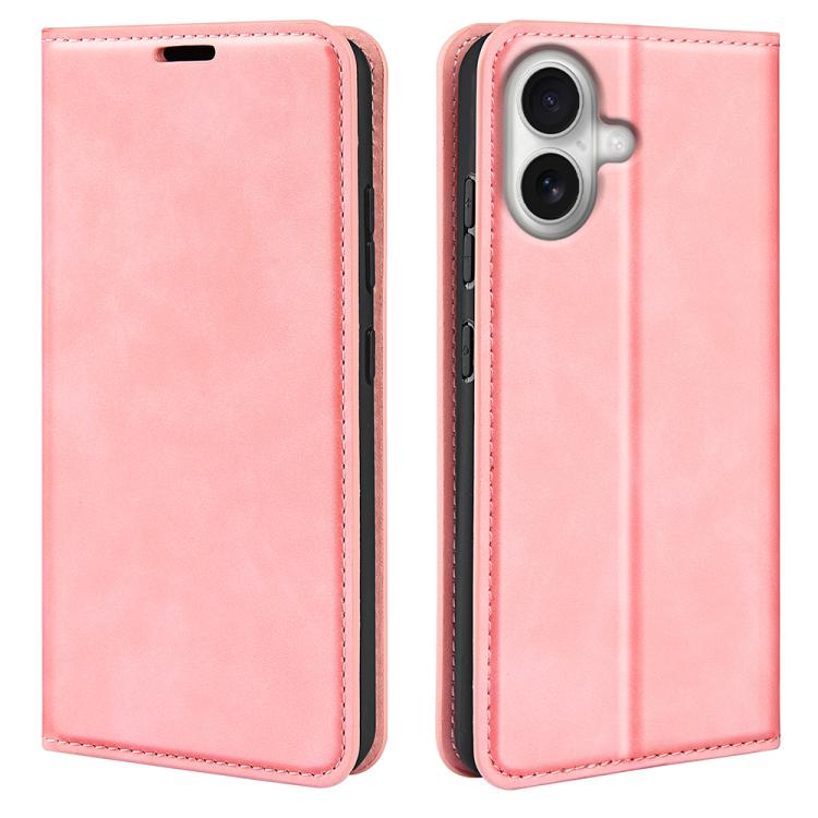 Estuche para teléfono de cuero con succión magnética de piel retro, For iPhone 18 Pro / 17 Pro, For iPhone 18 Pro Max / 17 Pro Max, For iPhone 17e / 16e, For iPhone 17, For iPhone Air, For iPhone 16 Pro Max, For iPhone 16 Pro, For iPhone 16 Plus       ...