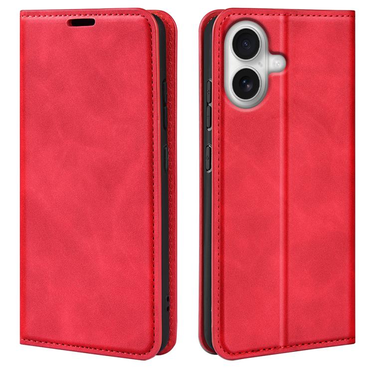 Estuche para teléfono de cuero con succión magnética de piel retro, For iPhone 18 Pro / 17 Pro, For iPhone 18 Pro Max / 17 Pro Max, For iPhone 17e / 16e, For iPhone 17, For iPhone Air, For iPhone 16 Pro Max, For iPhone 16 Pro, For iPhone 16 Plus       ...