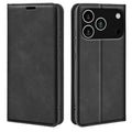 Estuche para teléfono de cuero con succión magnética de piel retro, For iPhone 18 Pro / 17 Pro, For iPhone 18 Pro Max / 17 Pro Max, For iPhone 17e / 16e, For iPhone 17, For iPhone Air, For iPhone 16 Pro Max, For iPhone 16 Pro, For iPhone 16 Plus       ...
