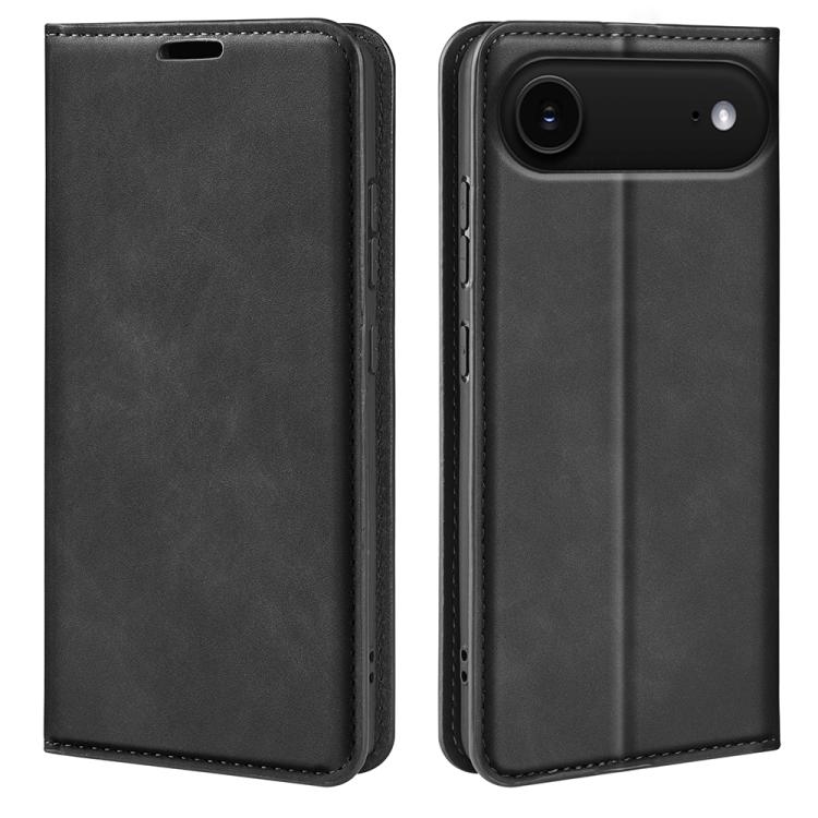Estuche para teléfono de cuero con succión magnética de piel retro, For iPhone 18 Pro / 17 Pro, For iPhone 18 Pro Max / 17 Pro Max, For iPhone 17e / 16e, For iPhone 17, For iPhone Air, For iPhone 16 Pro Max, For iPhone 16 Pro, For iPhone 16 Plus       ...