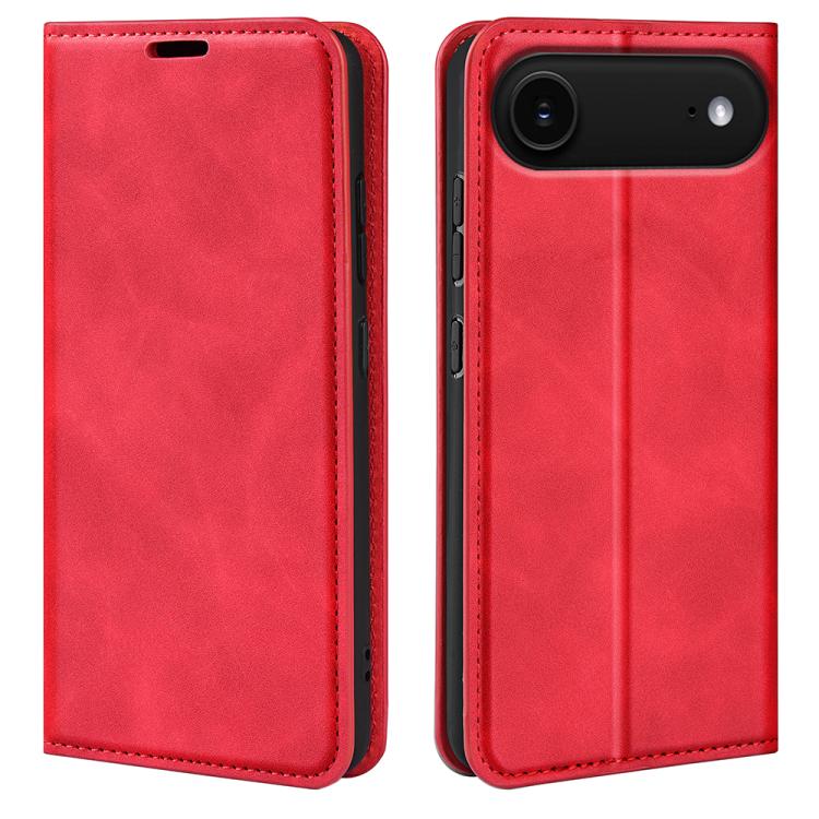 Estuche para teléfono de cuero con succión magnética de piel retro, For iPhone 18 Pro / 17 Pro, For iPhone 18 Pro Max / 17 Pro Max, For iPhone 17e / 16e, For iPhone 17, For iPhone Air, For iPhone 16 Pro Max, For iPhone 16 Pro, For iPhone 16 Plus       ...