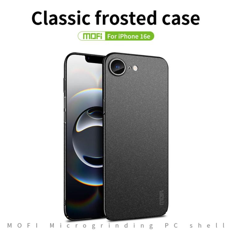 MOFI Fandun Series Frosted PC Estuche para teléfono todo incluido ultrafino, For iPhone 17e / 16e, For iPhone 17 Pro Max, For iPhone 17 Pro, For iPhone 17, For iPhone Air, For iPhone 16 Pro Max, For iPhone 16 Pro, For iPhone 16 Plus, For iPhone 16