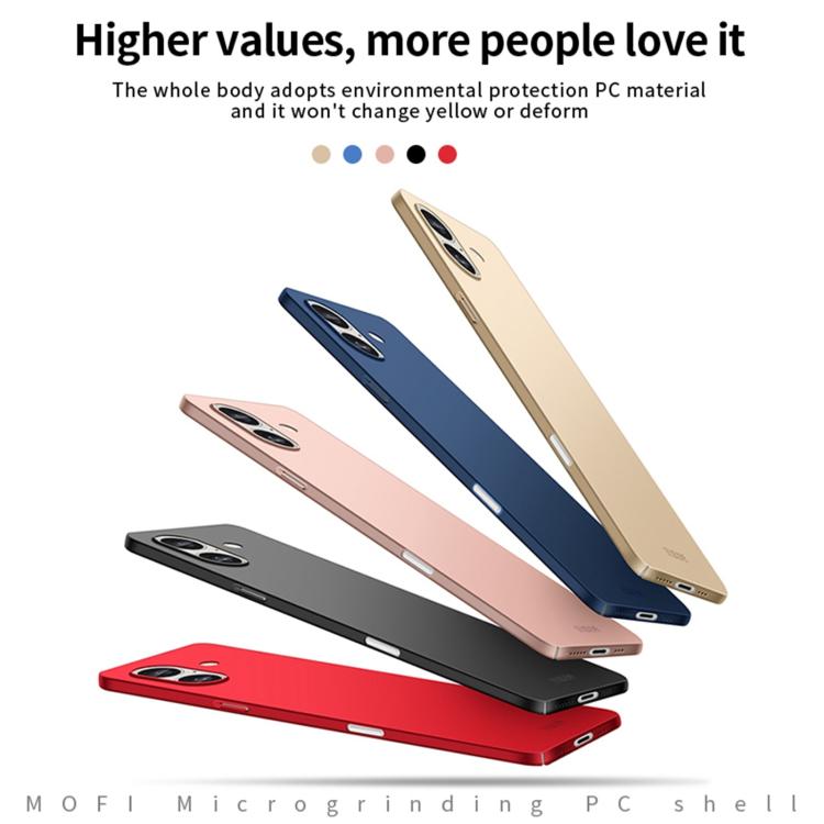 Estuche rígido ultrafino para teléfono MOFI Frosted PC, For iPhone 18, For iPhone 18 Pro, For iPhone 18 Pro Max, For iPhone 17 Pro Max, For iPhone 17 Pro, For iPhone 17, For iPhone Air, For iPhone 16 Pro Max, For iPhone 16 Pro