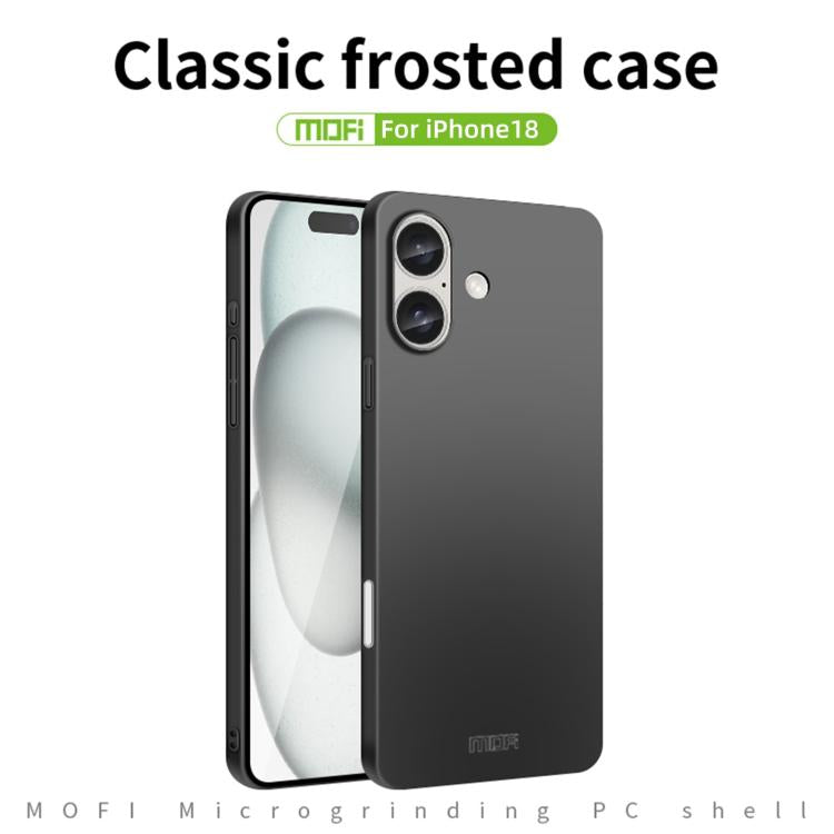 Estuche rígido ultrafino para teléfono MOFI Frosted PC, For iPhone 18, For iPhone 18 Pro, For iPhone 18 Pro Max, For iPhone 17 Pro Max, For iPhone 17 Pro, For iPhone 17, For iPhone Air, For iPhone 16 Pro Max, For iPhone 16 Pro