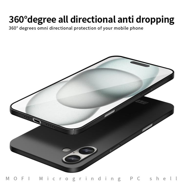 Estuche rígido ultrafino para teléfono MOFI Frosted PC, For iPhone 18, For iPhone 18 Pro, For iPhone 18 Pro Max, For iPhone 17 Pro Max, For iPhone 17 Pro, For iPhone 17, For iPhone Air, For iPhone 16 Pro Max, For iPhone 16 Pro