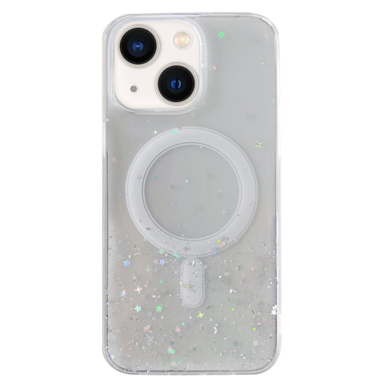 Estuche para teléfono MagSafe Glitter Hybrid Clear TPU, For iPhone 16 Pro Max, For iPhone 16 Pro, For iPhone 16 Plus, For iPhone 16, For iPhone 15 Pro Max, For iPhone 15 Pro, For iPhone 15 Plus, For iPhone 15, For iPhone 14 Plus