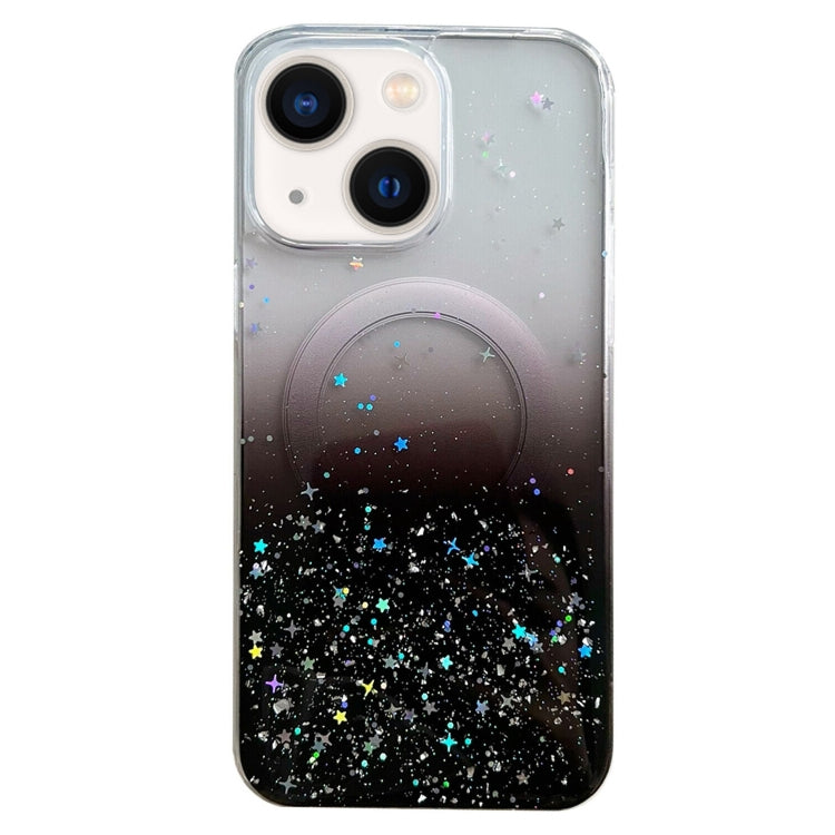 Estuche para teléfono MagSafe Glitter Hybrid Clear TPU, For iPhone 16 Pro Max, For iPhone 16 Pro, For iPhone 16 Plus, For iPhone 16, For iPhone 15 Pro Max, For iPhone 15 Pro, For iPhone 15 Plus, For iPhone 15, For iPhone 14 Plus