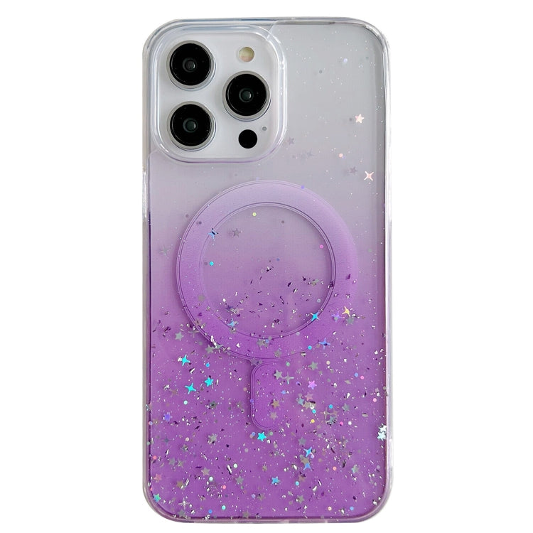 Estuche para teléfono MagSafe Glitter Hybrid Clear TPU, For iPhone 16 Pro Max, For iPhone 16 Pro, For iPhone 16 Plus, For iPhone 16, For iPhone 15 Pro Max, For iPhone 15 Pro, For iPhone 15 Plus, For iPhone 15, For iPhone 14 Plus
