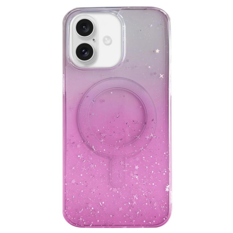 Estuche para teléfono MagSafe Glitter Hybrid Clear TPU, For iPhone 16 Pro Max, For iPhone 16 Pro, For iPhone 16 Plus, For iPhone 16, For iPhone 15 Pro Max, For iPhone 15 Pro, For iPhone 15 Plus, For iPhone 15, For iPhone 14 Plus