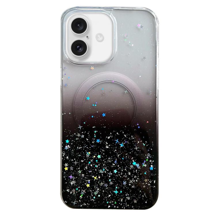 Estuche para teléfono MagSafe Glitter Hybrid Clear TPU, For iPhone 16 Pro Max, For iPhone 16 Pro, For iPhone 16 Plus, For iPhone 16, For iPhone 15 Pro Max, For iPhone 15 Pro, For iPhone 15 Plus, For iPhone 15, For iPhone 14 Plus