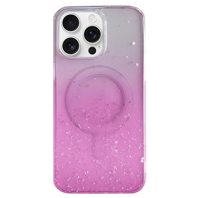 Estuche para teléfono MagSafe Glitter Hybrid Clear TPU, For iPhone 16 Pro Max, For iPhone 16 Pro, For iPhone 16 Plus, For iPhone 16, For iPhone 15 Pro Max, For iPhone 15 Pro, For iPhone 15 Plus, For iPhone 15, For iPhone 14 Plus