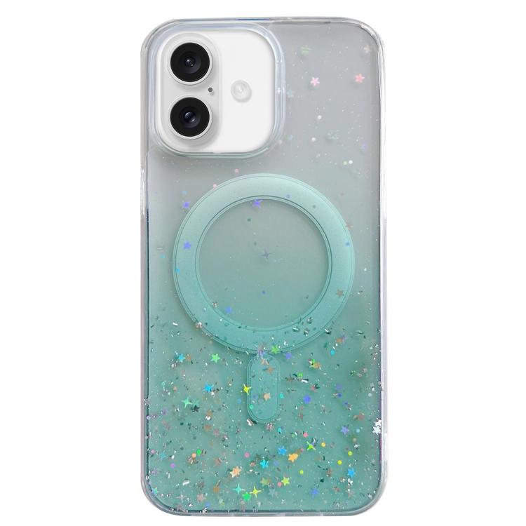 Estuche para teléfono MagSafe Glitter Hybrid Clear TPU, For iPhone 16 Pro Max, For iPhone 16 Pro, For iPhone 16 Plus, For iPhone 16, For iPhone 15 Pro Max, For iPhone 15 Pro, For iPhone 15 Plus, For iPhone 15, For iPhone 14 Plus