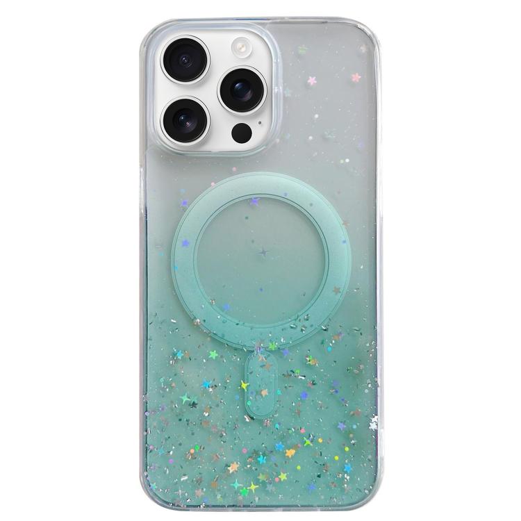 Estuche para teléfono MagSafe Glitter Hybrid Clear TPU, For iPhone 16 Pro Max, For iPhone 16 Pro, For iPhone 16 Plus, For iPhone 16, For iPhone 15 Pro Max, For iPhone 15 Pro, For iPhone 15 Plus, For iPhone 15, For iPhone 14 Plus