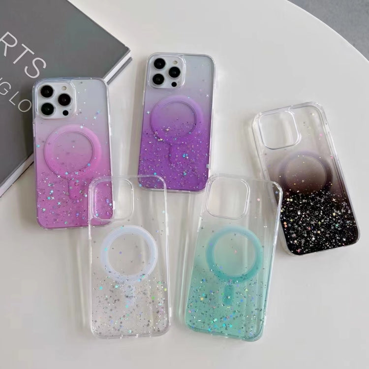 Estuche para teléfono MagSafe Glitter Hybrid Clear TPU, For iPhone 11 Pro Max, For iPhone 11, For iPhone 11 Pro