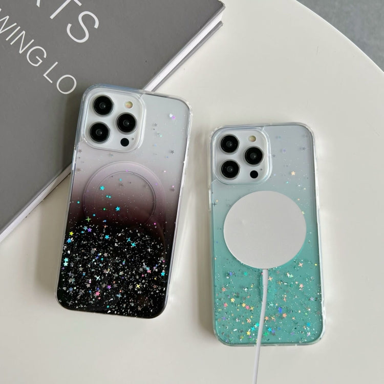 Estuche para teléfono MagSafe Glitter Hybrid Clear TPU, For iPhone 11 Pro Max, For iPhone 11, For iPhone 11 Pro