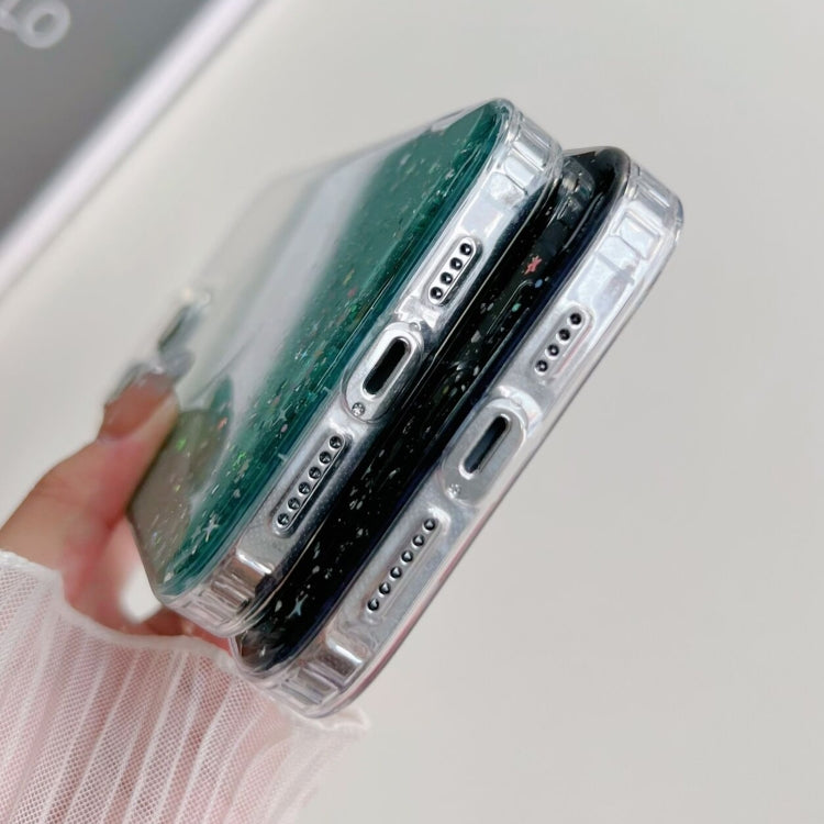 Estuche para teléfono MagSafe Glitter Hybrid Clear TPU, For iPhone 11 Pro Max, For iPhone 11, For iPhone 11 Pro