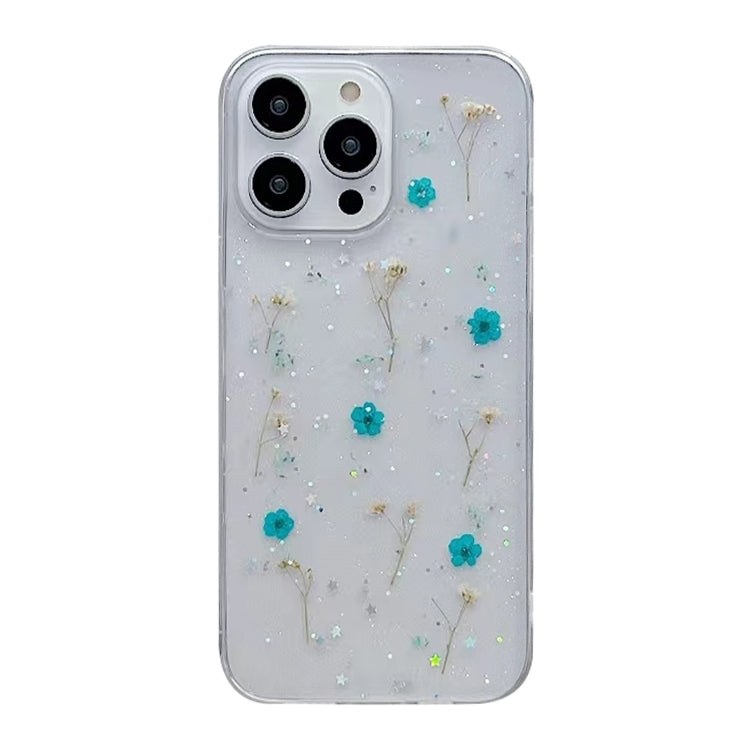 Estuche protector de teléfono TPU con patrón de flores de Gypsophila, For iPhone 17e / 16e, For iPhone 16 Pro Max, For iPhone 16 Pro, For iPhone 16 Plus, For iPhone 16, For iPhone 15 Pro Max, For iPhone 15 Pro, For iPhone 15 Plus, For iPhone 15