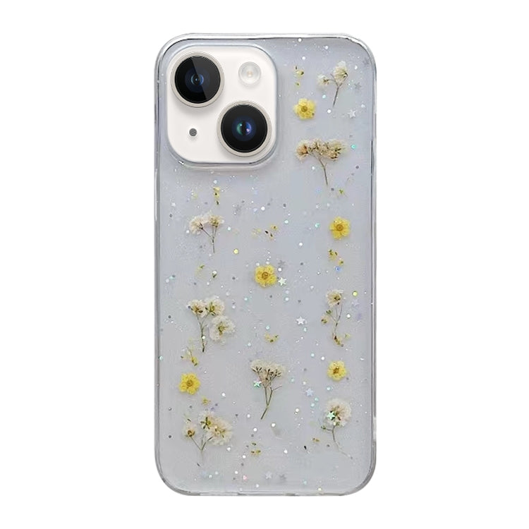 Estuche protector de teléfono TPU con patrón de flores de Gypsophila, For iPhone 17e / 16e, For iPhone 16 Pro Max, For iPhone 16 Pro, For iPhone 16 Plus, For iPhone 16, For iPhone 15 Pro Max, For iPhone 15 Pro, For iPhone 15 Plus, For iPhone 15