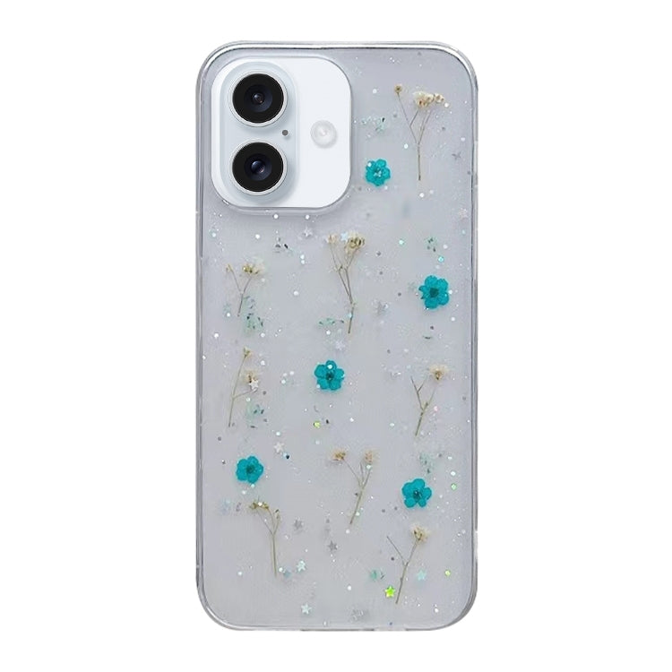 Estuche protector de teléfono TPU con patrón de flores de Gypsophila, For iPhone 17e / 16e, For iPhone 16 Pro Max, For iPhone 16 Pro, For iPhone 16 Plus, For iPhone 16, For iPhone 15 Pro Max, For iPhone 15 Pro, For iPhone 15 Plus, For iPhone 15