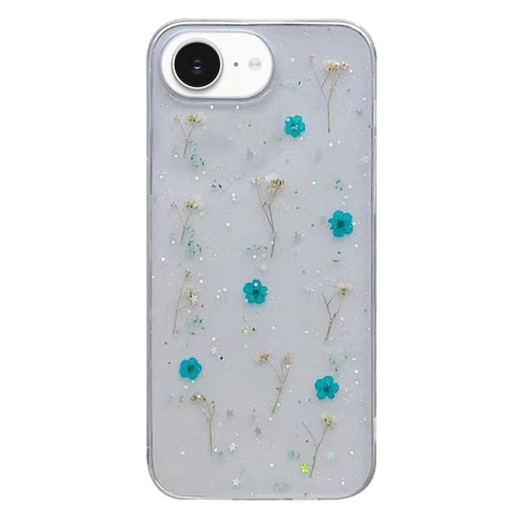 Estuche protector de teléfono TPU con patrón de flores de Gypsophila, For iPhone 17e / 16e, For iPhone 16 Pro Max, For iPhone 16 Pro, For iPhone 16 Plus, For iPhone 16, For iPhone 15 Pro Max, For iPhone 15 Pro, For iPhone 15 Plus, For iPhone 15