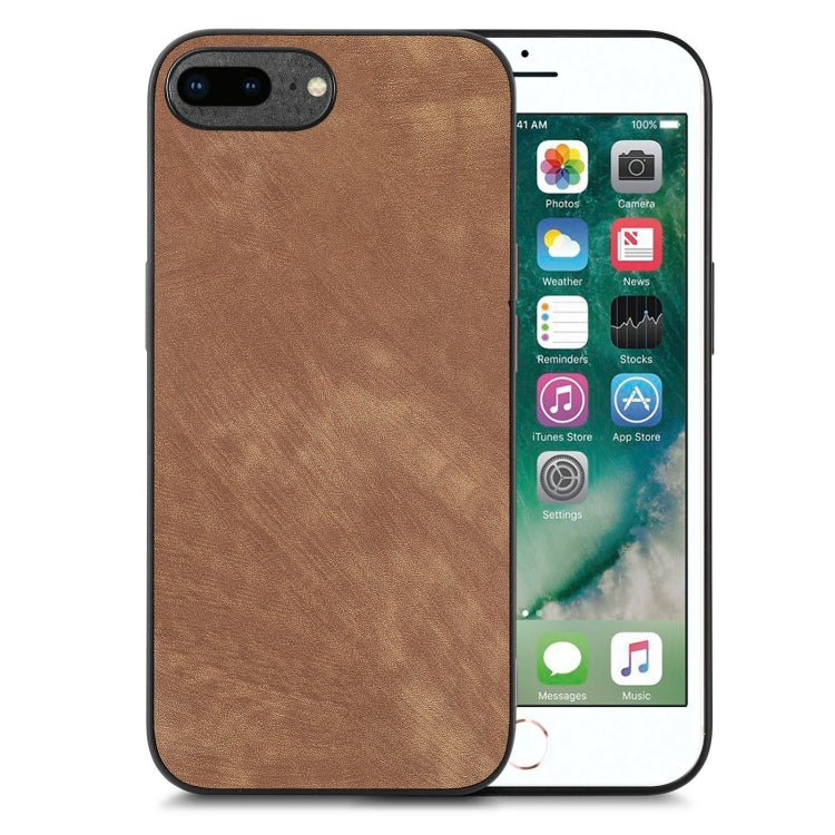 Caja del teléfono de la contraportada de la PC del cuero del vintage, For iPhone 7 Plus / 8 Plus, For iPhone 6 Plus / 6s Plus, For iPhone 6 / 6s