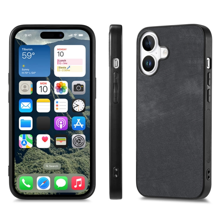 Caja del teléfono de la contraportada de la PC del cuero del vintage, For iPhone 16, For iPhone 15 Pro Max, For iPhone 15 Pro, For iPhone 15 Plus, For iPhone 15, For iPhone 14 Plus, For iPhone 14, For iPhone 14 Pro