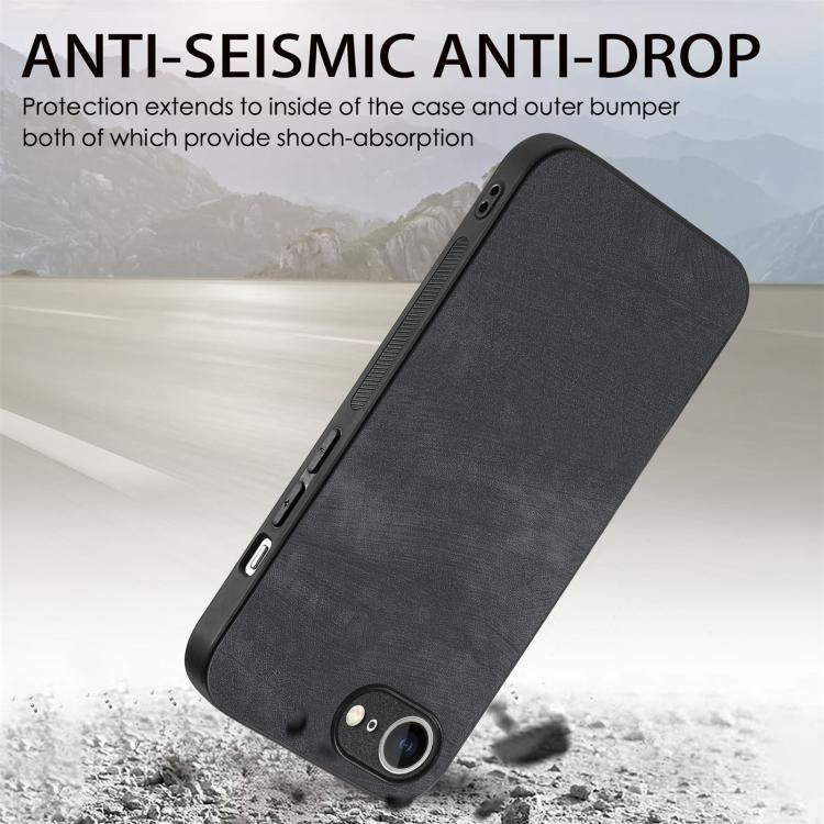 Caja del teléfono de la contraportada de la PC del cuero del vintage, For iPhone 17e / 16e, For iPhone 17 Pro Max, For iPhone 17 Pro, For iPhone 17, For iPhone Air, For iPhone 16 Pro Max, For iPhone 16 Pro, For iPhone 16 Plus