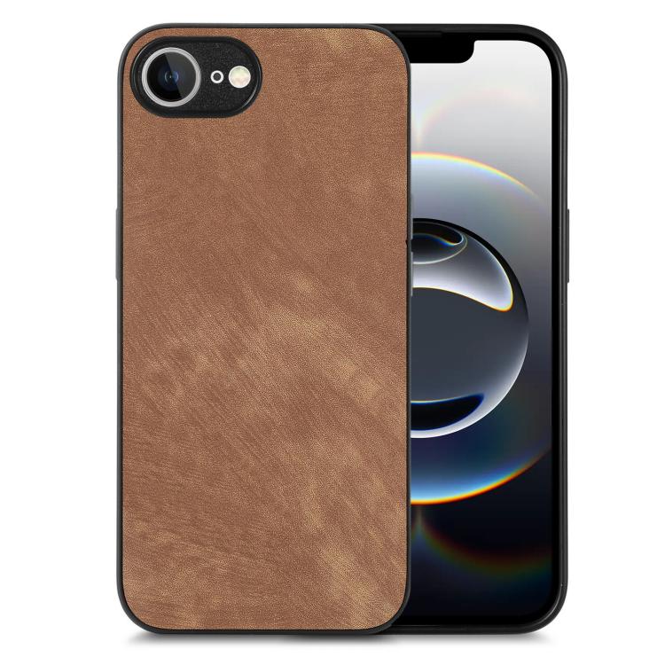 Caja del teléfono de la contraportada de la PC del cuero del vintage, For iPhone 17e / 16e, For iPhone 17 Pro Max, For iPhone 17 Pro, For iPhone 17, For iPhone Air, For iPhone 16 Pro Max, For iPhone 16 Pro, For iPhone 16 Plus