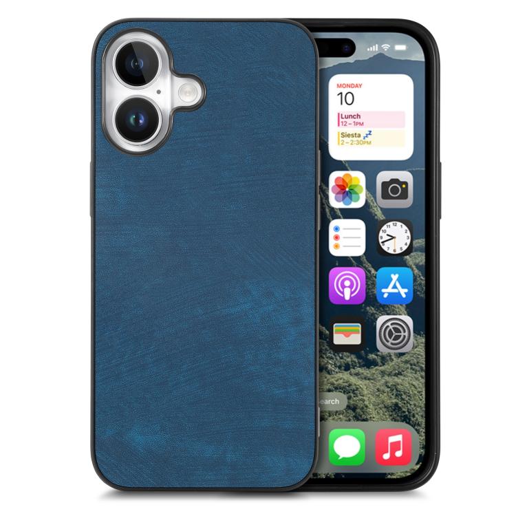 Caja del teléfono de la contraportada de la PC del cuero del vintage, For iPhone 17e / 16e, For iPhone 17 Pro Max, For iPhone 17 Pro, For iPhone 17, For iPhone Air, For iPhone 16 Pro Max, For iPhone 16 Pro, For iPhone 16 Plus