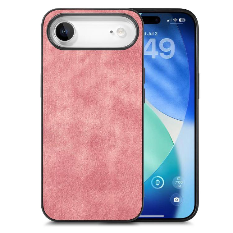 Caja del teléfono de la contraportada de la PC del cuero del vintage, For iPhone 17e / 16e, For iPhone 17 Pro Max, For iPhone 17 Pro, For iPhone 17, For iPhone Air, For iPhone 16 Pro Max, For iPhone 16 Pro, For iPhone 16 Plus